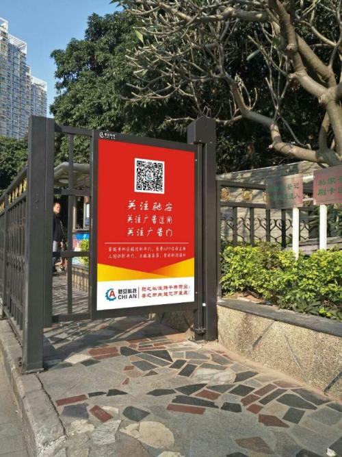 广州南沙区人行通道喷塑广告单门
